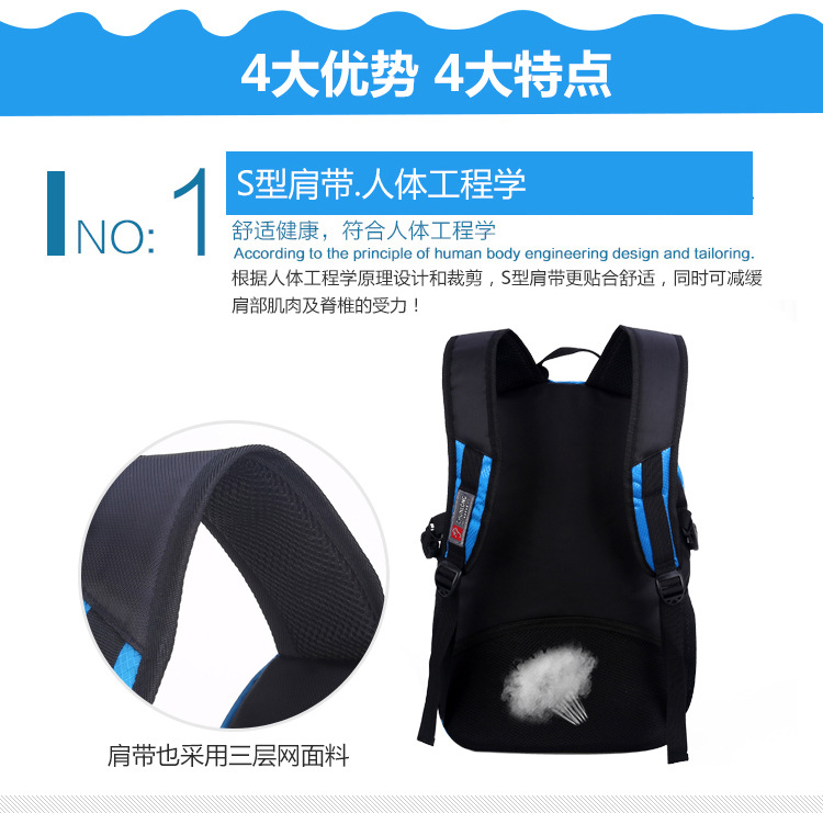 醇龙尼龙运动双肩背包 大容量双肩旅行背包 外出旅行休闲双肩背包醇龙箱包--专业生产箱包18年